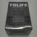ToLife Dehumidifier for Bedroom Bathroom Basements, Dehumidifier with 2 Working Mode, Auto Shut Off, 7 Colors LED Light, Black