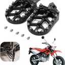 AnXin Foot Pegs Footpegs Footrest Foot Pedals Rests CNC For Z50R 80-99 XR50R 00-03 XR70R 97-03 XR80R XR100R 85-03 CRF80F CRF100F 04-13 Motorcycle Black