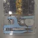 514 Pieces Snap Fasteners Kit, Stainless Steel Leather Snap Fasteners Kit, 5/8inche Sewing Snaps with Snap Pliers, Button Snap Press Studs, 5 Color Leather Snaps for Clothes, Jackets, Bracelets, Bags