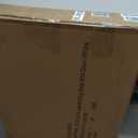 SPIRICH 96-inch Extra Wide 30-inches Tall Dog Gate with Door Walk Through, Freestanding Wire Pet Gate for The House, Doorway, Stairs, Pet Puppy Safety Fence, Support Feet Included (White)