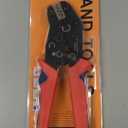 Wire Crimping Tool with Ratchet, Amliber Ratchet Wire Crimper Tool for Open Barrel Terminal Connectors, Electrical Crimping Tool for Deutsch DELPHI AMP Dupont TYCO Terminals, 24-14 AWG