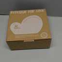 Wrova Wheat Straw Plates - 8 Inch Unbreakable Dinner Plates Set of 8 - Dishwasher & Microwave Safe Plastic Plates Reusable - Lightweight Plates for kitchen,R.V (Pure Black)