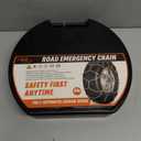 DEDC Snow Chains for SUV Tire Chains Compatible with Tesla Model Y Cars 1 Min Quick Fit Easy Chainsaw Reusable Universal Emergency Traction Chain Tire Width 235 245 255 265 275 - Set of 2 MS1521