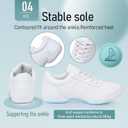 SWDZM Ballroom Salsa Practice Dance Sneakers Cheer Shoes for Women Cheerleading Athletic Dance Shoes