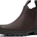 Cestfini Mens Slip On Chelsea Boots (10, Brown)