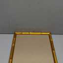 Craig Frames Faux Bamboo, 9x10 Picture Frame, Vintage Gold