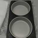 Ceramic Set of 2 Dog and Cat Bowls - Classic Food & Water Bowl for Kitty, Cats and Toy Breed Dogs, Weighted Dog Dishes, Food Grade Pet Bowl, Dishwasher & Microwave Safe (5.1'', 2*16OZ, Grey)