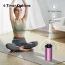 Essential Oil Diffuser Waterless Scent Aromatherapy Diffusers for Home Large Room, Bedroom, Car, Office,Desk, Battery Operated, Small Cordless Air Freshener Machine, 3 Countdown Timers & 3 Mist Levels