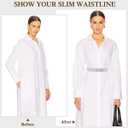 Glamorstar Women Wide Elastic Belts for Dresses Stretchy Cinch Waist Belts (Gray)