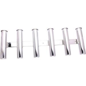 Marine Hardware Boat Accessories The 6 Link Fishing Rod Holder 6 Tubes Rod Pod Rack Stainless Steel Boat Marine Yacht
