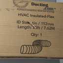 HVAC insulated-flex 4 in, length 25 ft (1 count)