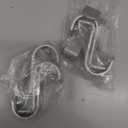 Sumnacon Ceiling Curtain Rod Brackets Set of 6 Metal Curtain Rod Bracket for Ceiling Curtain Rod Holder for 1 Inch Rod Sturdy Silver Ceiling Mount Curtain Rod Hooks for Bedroom Living Room