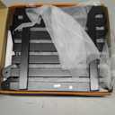 Gmtsl Bamboo Fruit Basket for Kitchen  3 Tier Fruit Bowl For Kitchen Counter, Large Fruit Holder With 2 Banana Hangers, Idea For Fruit and Vegetable Storage, Bread Basket, Snack Organizer(BLACK)