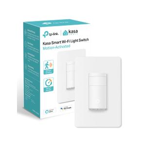 Kasa Smart WiFi Motion Sensor Switch, Single Pole, Needs Neutral Wire, 2.4GHz Wi-Fi Light Switch, Compatible with Alexa & Google Home, UL Certified, No Hub Required(KS200M),White,1-Pack
