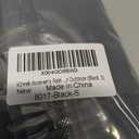 iCreek Women's Rain Jacket Long Raincoat Packable Hooded Waterproof Windproof Plaid Lined Trench Coat Lightweight for Outdoor (Black, S)