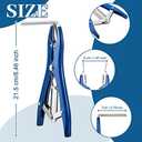 Minatee Balloon Expander Pliers Balloon Stuffing Tool Blue Stainless Steel Balloon Stretcher Sequin Filling Pliers for Filling Balloon Sequins Petals Home Party Activities(Extended Style)