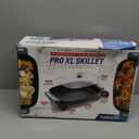 Blue Diamond 7QT 5-in-1 Extra Large Electric Skillet, Healthy Ceramic Nonstick Interior, Non-Toxic PFAS-Free, Temperature Control, Mother's Day Gift, Stay Cool Handles, Easy Clean, Graphite (Electric Skillet)