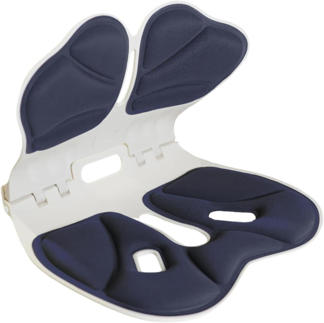 Lumbar Ergonomic Support for Office Chair Back Lumbar Support Ergonomic Back Support Pad Suitable for Office Chairs Grey