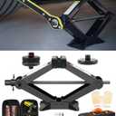 Scissor Jack,Jack Pad Car Jack and Stand Kit Multifunction Lifting Jack Portable Emergency Tire Repair kit Compatible with Tesla Model Y, Model 3, Model X, Model S and Other Electric Cars