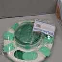 Potaroma Dog Puzzle Toy 2 Levels, Slow Feeder, Pup Food Treat Feeding Dispenser for IQ Training and Entertainment for All Breeds (Green White)