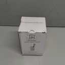 Essentra Home White Marble Toothbrush Holder | Small Toothbrush & Toothpaste Organizer | Blanc Collection