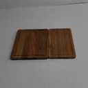 Wood Cutting Boards Set of 3 for Kitchen, Thick Chopping Board, Large Wooden Cutting Board Set with Deep Juice Groove and Handles, Wooden trays for meat, fruit and cheese (17x12, 12x10, 12x7 inch)