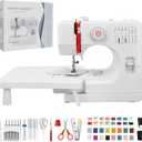 Beginners Sewing Machine for Beginners, Dual Speed Portable Electric Mini Sewing Machine with 14 Stitches, Complete Repair Kit for Clothing Fabrics, Handheld Sew Machine for DIY Travel & Home Use
