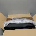 LUCKEASY 4PCS Door Side Storage Box Full Arounding for Tesla Model Y Juniper 2025 2026 Front & Rear Door Pocket Inner Organizer Trays Full Cover for Model Y Juniper Accessories TPE Black