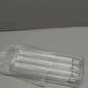 GenSwin Flameless White Taper Candles Flickering with 10-Key Remote, Battery Operated Led Warm 3D Wick Light Window Candles Real Wax Pack of 6, Christmas Home Wedding Decor(0.78 x 9.64 Inch)