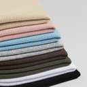 GEMBERA Womens Racerback Sleeveless V Neck Ribbed Knit Cotton Fitted Basic Cami Cropped Halter Tank Top Shirt (XL)