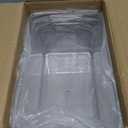 12 Pack Middle Organizers and Storage, Pantry Organization and Storage Bins, Cabinet Organizer, Clear Plastic Storage Containers with HandleAcrylic Storage Bins for Cabinet, Fridge