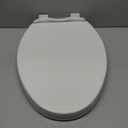 Garvee Elongated Toilet Seat with Toddler Seat, Toilet Seat Cover with Built-in Child Seat for Potty Training, Quick-Release PP Lid, Soft Close Toilet Seat for Kids and Adults