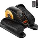 Under Desk Elliptical Machine, Ellipse Leg Exerciser for Seniors, Quiet & Portable Electric Seated Eclipse Exercise Training Machine with Remote, 12 Speeds & Mute Function, Manual & Auto Mode