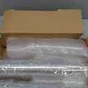 Goodluck 100 Pack 20oz Plastic Cups with Lids and Straws, Clear Disposable Iced Coffee Cups, Food Safe Cold Drink Cups for Bubble Tea, Smoothies & Shakes, BPA Free