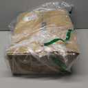 24" Boho Chandelier, Tapered Fabric Drum and Antique Gold Accents Paint Finish Shade Pendant Lighting for Nursery Room Dining Room Living Room Kitchen