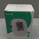 AILE Blood Pressure Monitor, Blood Pressure Machine Upper Arm Large Cuff(8.7"-16.5"), High Automatic Blood Pressure Monitors Cuff for Home Use, Manual Arm Bp Monitor, 2 * 99 Memory (White)