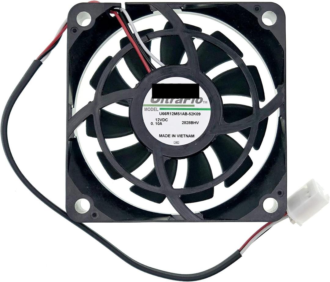 DA31-00070E U66R12MS1AB-52K09 Refrigerator Fan Motor Fit for Samsung,Replaces 06615JS-12L-BT AP5621005, PS4138334,2606JL-04W-S39, DC12V 0.1A 3600RPM( Model Specific Not Universal.)