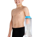 Asunby Kids Cast Covers for Shower Full Arm Waterproof, Rusable Long Bandage Protector Bag for Teens Broken Hand,Wrist,Finger,Elbow, Soft Comfortable Showering Sleeves to Keep Child Wounds Dry, Large
