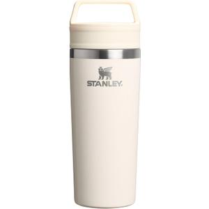 STANLEY Cafe To Go Travel Mug 16 oz | Leakproof Two-Part Drink Through Lid | Tumbler Cup for Coffee, Tea and Drinks | Insulated Stainless Steel Coffee Mug | BPA-Free | Cream Gloss