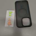 TORRAS Magnetic Shockproof for iPhone 15 Pro Case, [MilitaryGrade Drop Tested][Compatible with MagSafe] Translucent Hard PC Back with Silicone Slim Protective Cover AntiFingerprint, Green