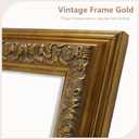 VIOLABBEY 16x20 Gold Frame, Vintage Poster Picture Photo Frames Ornate without Mat for Wall Hanging