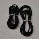 AGVEE 2 Pack 6.6ft 30 Pin Charger Cable Charging for Old iPod Touch 4 3 2 1 Nano, iPod Classic 3 2 1, Old iPad 1 2 3, Old iPhone 4 4S 3G 3GS, Black (6.6ft+6.6ft)