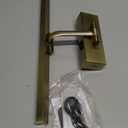 5000mAh Picture Light Battery Operated,15.7In Antique Bronze Wireless Rechargeable Picture Light 3 Colors Dimmable Art Light with Remote Timer for Paintings,Gallery