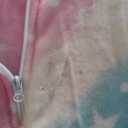 CHETOSHO Girls Unicorn Onesie Hooded Animal Costume for Girls (4-5T, Oblique Stripe Starry Pink Blue)