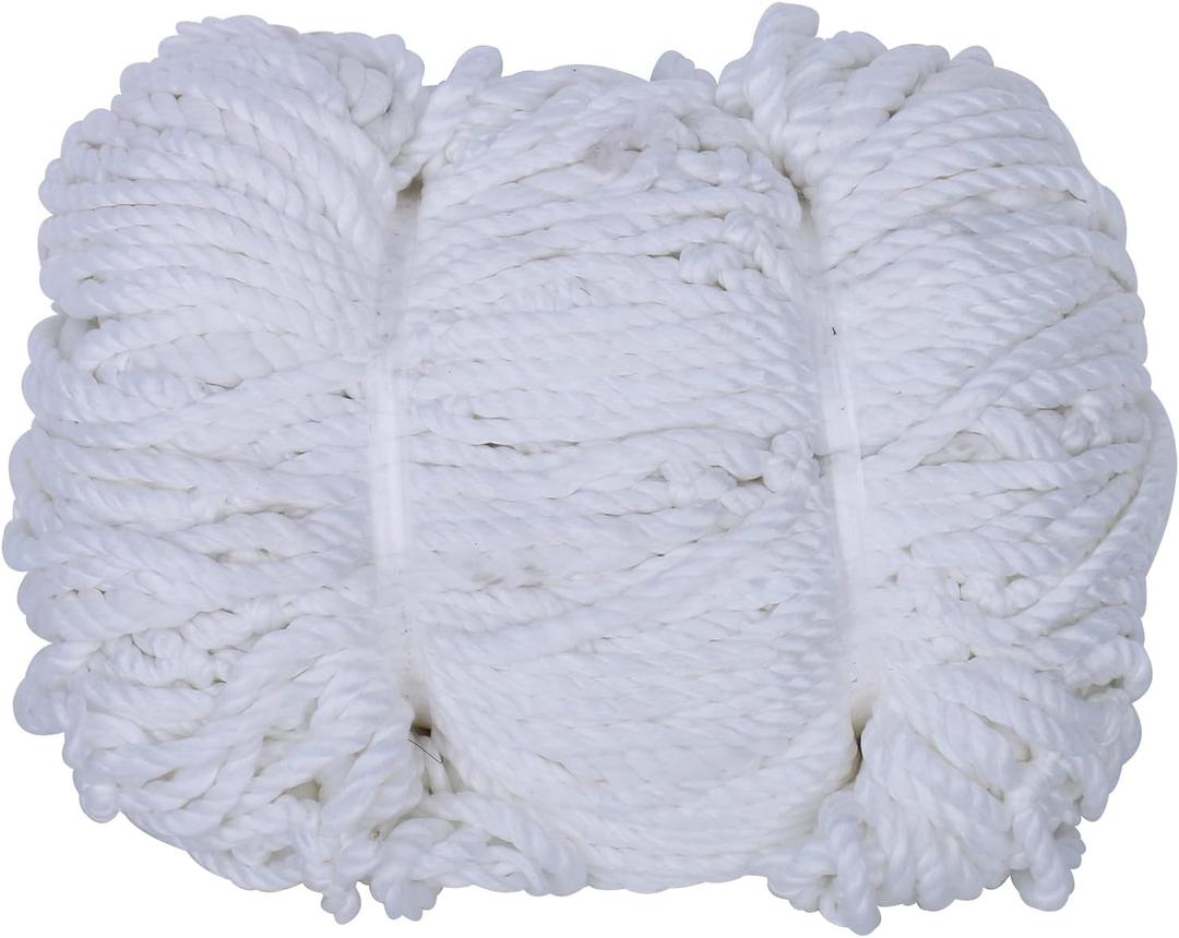 Soccer Goal, Soccer Net 6x4 ft for Backyard, Portable Training Equipment, Heavy Duty White Outdoor Football Goal, Replacement Netting Target, Kids Practice Reusable Net