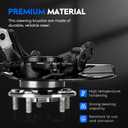Front Right and Left Steering Knuckle & Wheel Bearing Hub Assembly Fit for Honda Civic 2006 2007 2008 2009 2010 2011, without Si MUGEN Si Model, Replace for 698-450, 698-451, Left Side and Right Side