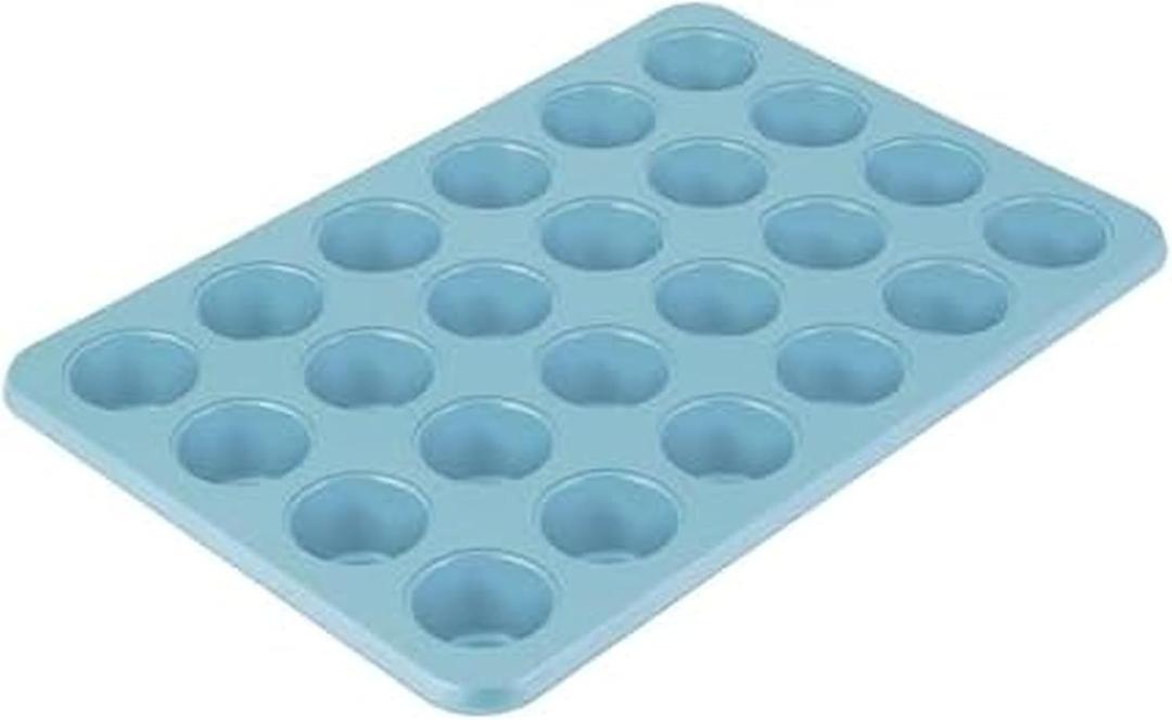 KitchenAid 24-Cup Nonstick Aluminized Steel Mini Muffin Pan, Mineral Water