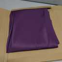 sancua Round Tablecloth - 70 Inch - Water Resistant Spill Proof Washable Polyester Table Cloth Decorative Fabric Table Cover for Dining Tables, Buffet Parties and Camping, Purple