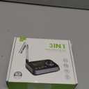 Ainostone Bluetooth Transmitter Receiver 3-in-1 Bluetooth 5.3 Audio Adapter for 2 Headphones with Bypass Volume Control ON/Off Switch LCD Display 3.5mm Aux/Optical/RCA for Home Stereo TV Speaker PC (All Black)