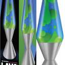Lava The Original Lamp - 16.3" Emerald Tide – Classic Liquid Motion Lamp - Yellow Wax and Blue Liquid - Item #5139 